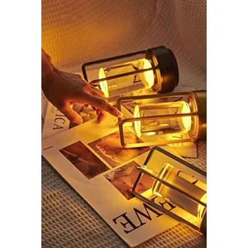 Stylish Rechargeable Metal Table Lamp for Indoor/Outdoor