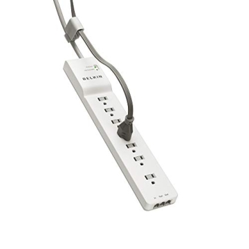Belkin Surge Protector with 6 ft Cord - 7 AC Outlets