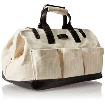 Graintex CB1154 18 Inch Mason's Canvas Tool Bag for Framers, Handyman, Contractors, Electrician's, C...