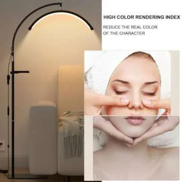 Aiexcxs LED Floor Light for Beauty & Content Creation
