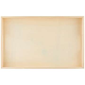 MULTICRAFT Wooden Tray Set - 5 Nesting Trays for Crafting