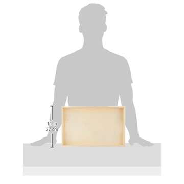 MULTICRAFT Wooden Tray Set - 5 Nesting Trays for Crafting