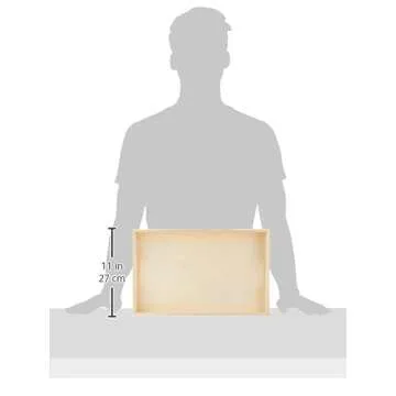 MULTICRAFT Wooden Tray Set - 5 Nesting Trays for Crafting