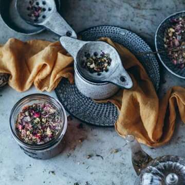 Anima Mundi Calm Stress Relief Tonic Tea - Loose Herbal Blend Tea with Chamomile, Rose and Ashwagandha (2oz / 57g)