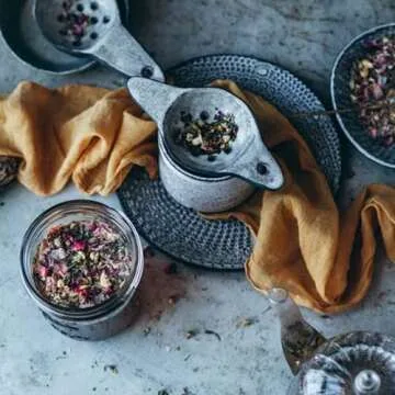 Anima Mundi Calm Stress Relief Tonic Tea - Loose Herbal Blend Tea with Chamomile, Rose and Ashwagandha (2oz / 57g)