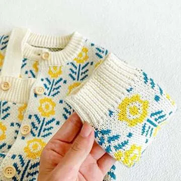 Simplee Kids Cozy Baby Cardigan Sweater for All Occasions