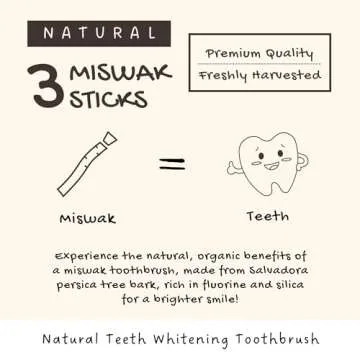 Natural Miswak Sticks - Eco-Friendly Toothbrush Alternative