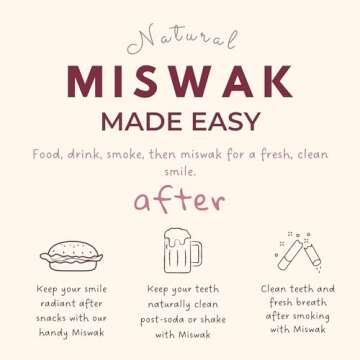 Natural Miswak Sticks - Eco-Friendly Toothbrush Alternative