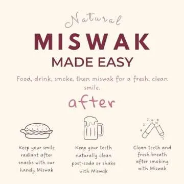 Natural Miswak Sticks - Eco-Friendly Toothbrush Alternative