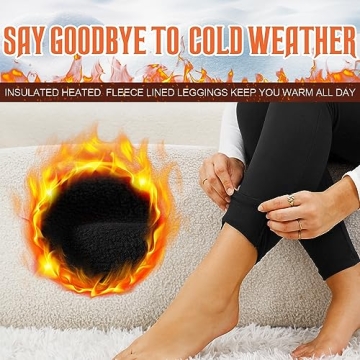 Fleece Lined Leggings for Women - Warm & Stylish Winter Wear