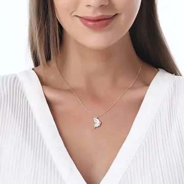 Butterfly Friendship Necklace for Best Friends