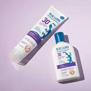 BLUE LIZARD Sport Sunscreen - SPF 30+ Mineral UV Protection