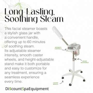 Basic Ozone Facial Steamer with Silent Timer & Aromatherapy