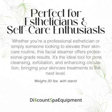 Basic Ozone Facial Steamer with Silent Timer & Aromatherapy