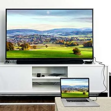 Rankie DisplayPort (DP) to HDMI Cable, 4K Resolution Ready, 6 Feet (Black)