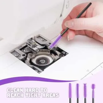 RimCereal 20 Pcs Reusable Cleaning Brushes for Sewing Machines