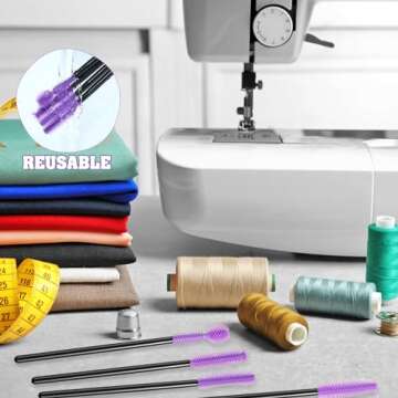 RimCereal 20 Pcs Reusable Cleaning Brushes for Sewing Machines