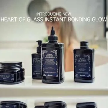 Davines Heart of Glass Instant Bonding Glow, Reinforcing Shine Serum, Lightweight Treatment for Blonde And Color-Treated Hair, 10.14 Fl. Oz.