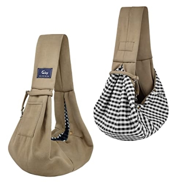Cuby Adjustable Pet Sling Carrier for Small Dogs and Cats