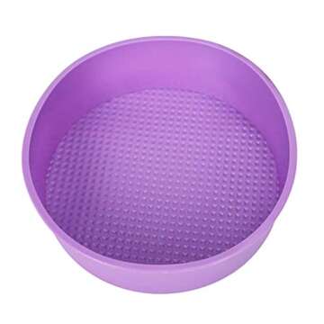 KOOTIPS Baking Silicone 10-Inch Round Cake Pan Baking Mold, BPA Free, Non-Stick European-Grade Silic...