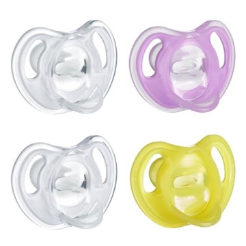 Tommee Tippee BPA-Free Silicone Pacifier - Symmetrical Design for Comfort