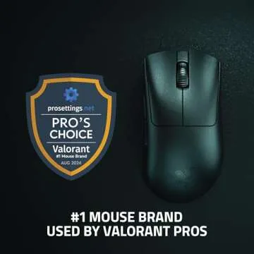 Razer DeathAdder V3 Pro Wireless Gaming Mouse - Ergonomic, 64g Lightweight, 30K DPI, Gen-3 Optical S...