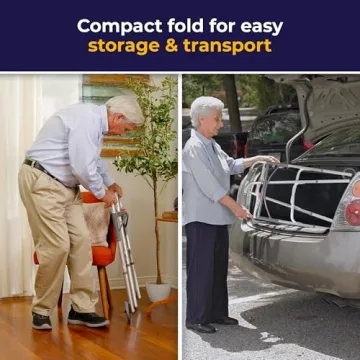 Drive Medical Adjustable Folding Walker for Easy Mobility