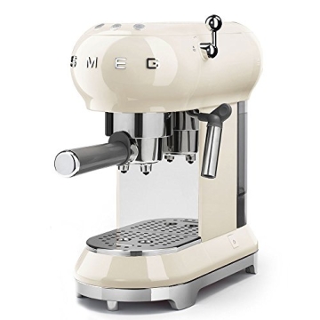 Smeg ECF01CRUS Espresso Machine Cream 15 Bar Pressure