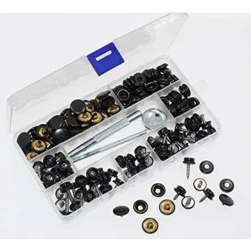 180 Pieces Marine Grade Canvas Snap Kit by BetterJonny