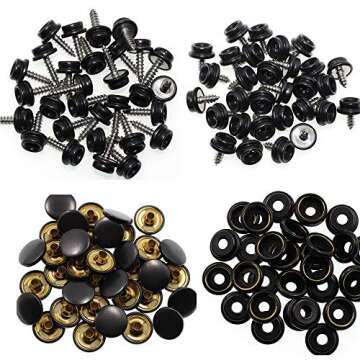 180 Pieces Marine Grade Canvas Snap Kit by BetterJonny