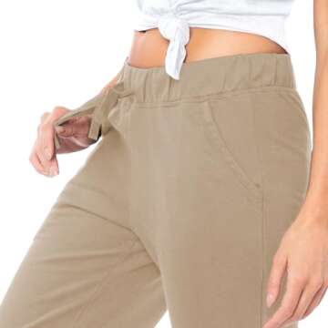 Ultra Soft French Terry Yoga Pants 2 Pack for Women