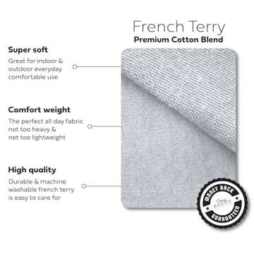 Ultra Soft French Terry Yoga Pants 2 Pack for Women