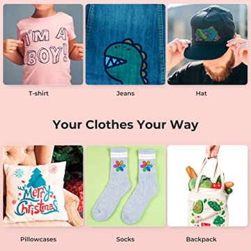 Ohuhu 30-Color Fabric Markers Permanent No Bleed No Fade