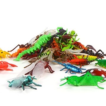 FINGOOO 39 Pack Insects and Bugs - Fun Educational Toys