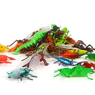 FINGOOO 39 Pack Insects and Bugs - Fun Educational Toys
