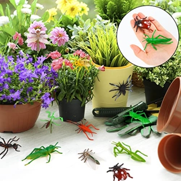 FINGOOO 39 Pack Insects and Bugs - Fun Educational Toys