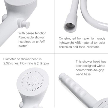 OYMOV RV Shower Head with Hose - Outdoor Showering Made Easy