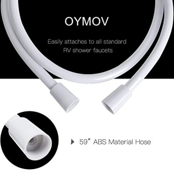 OYMOV RV Shower Head with Hose - Outdoor Showering Made Easy
