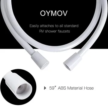 OYMOV RV Shower Head with Hose - Outdoor Showering Made Easy