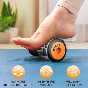 BESKAR Portable Foot Roller for Instant Pain Relief