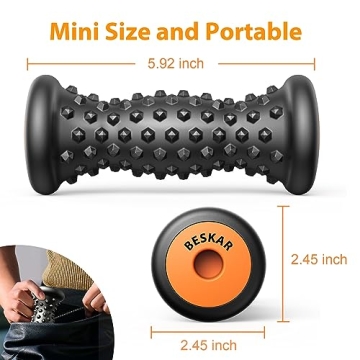 BESKAR Portable Foot Roller for Instant Pain Relief