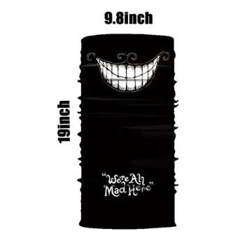 Skull Face Mask Vivid 3D Tube Gaiter - Multi Functional Protection
