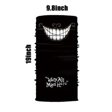 Skull Face Mask Vivid 3D Tube Gaiter - Multi Functional Protection
