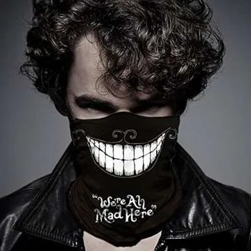 Skull Face Mask Vivid 3D Tube Gaiter - Multi Functional Protection