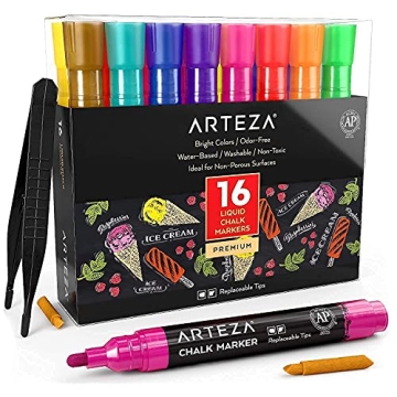 ARTEZA Chalk Markers Bundle for Creative Artists and Hobbyists