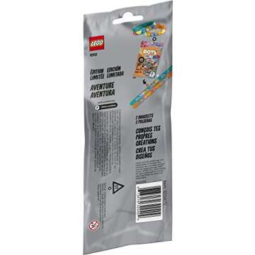 LEGO DOTS Adventure Bracelets 41918 Top DIY Craft Bracelet Toy Kit for Kids, New 2021 (34 Pieces)
