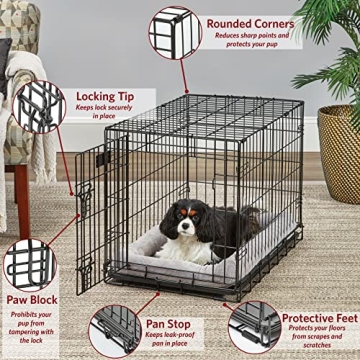 Durable MidWest Life Stages 30" Double Door Dog Crate