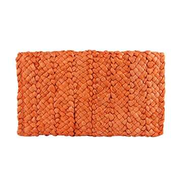 KUANG! Womens Straw Clutch Purse Handbag Shoulder Clutch Envelope Wallet Beach Straw Purse for Ladie...