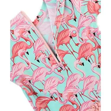 Fab Flamingo Rash Guard for Infants - UV Protection Swimwear