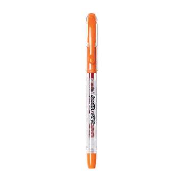 BIC Gel-ocity Smooth Stic Gel Pen, Fine Point (0.5mm), Assorted Colors, 36-Count, Vibrant and Smooth...